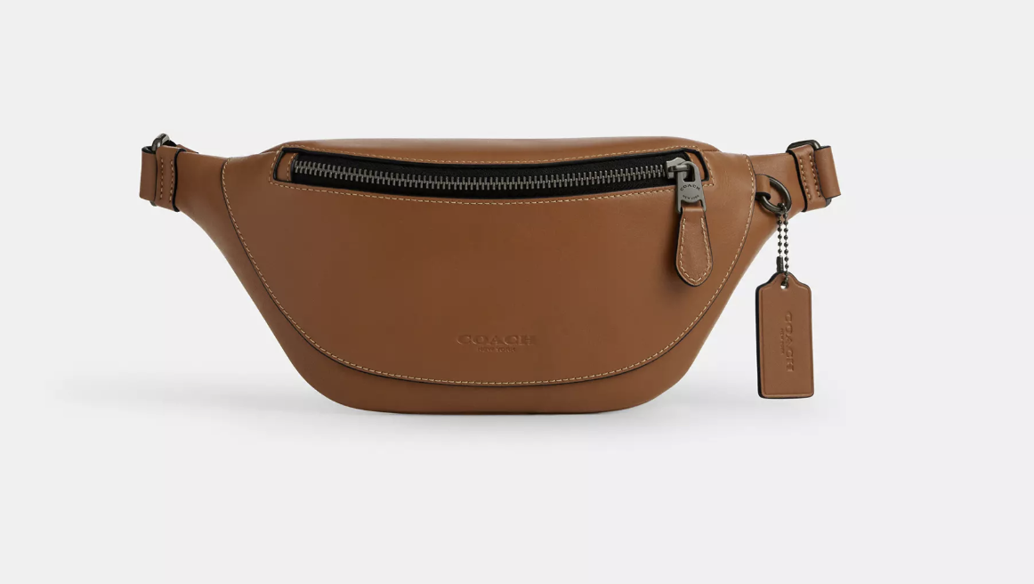 Coach Warren Mini Belt Bag in Saddle Smooth Leather (CBI29)